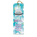 2" x 6" Custom Multicolor Square Top Award Ribbon