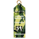 2" x 6" Custom Multicolor Point Top Award Ribbon