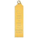 2" x 8" Custom Point Top Award Ribbon