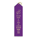 2-1/2" x 10" Custom Point Top Award Ribbon