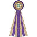 12" Cadbury 7 Rosette Award Ribbon