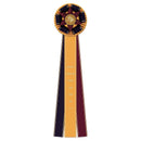6-1/2" Hampton 3 Rosette Award Ribbon