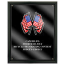 5" x 7" Custom Full Color Black Plaque With Acrylic Overlay