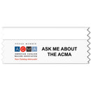4" x 2" Custom Multicolor Horizontal Tape Top Award Ribbon