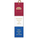 2-1/2" x 10" Custom 3 Layered Pinked Top Award Ribbon