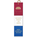 2-1/2" x 12" Custom 3 Layered Pinked Top Award Ribbon