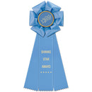 4" Beauty 3 Rosette Award Ribbon