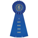 4-1/2" Luxury 3 Rosette Award Ribbon