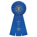 5" Clare 3 Rosette Award Ribbon