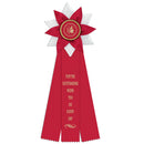 5-1/2" Wales 3 Rosette Award Ribbon