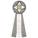6" Malden 3 Rosette Award Ribbon
