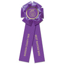 4" Beauty 2 Rosette Award Ribbon