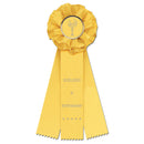 4-1/2" Carlisle 3 Rosette Award Ribbon