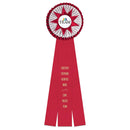 6-1/2" Chatham 3 Rosette Award Ribbon