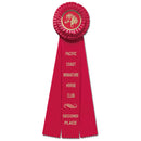 4" Chester 3 Rosette Award Ribbon