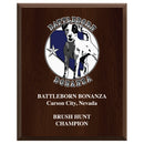 8" x 10" Custom Cherry Plaque With Full Color Imprint