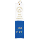 2" x 8" Custom 2 Layered Pinked Top Award Ribbon