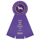 3" Mere 3 Rosette Award Ribbon