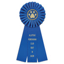 5" Clare 3 Rosette Award Ribbon