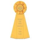 4" Empire 3 Rosette Award Ribbon