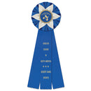 4-1/2" Ewell 3 Rosette Award Ribbon