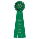 6-1/2" Oxford 3 Rosette Award Ribbon
