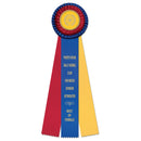 4" Chester 3 Rosette Award Ribbon
