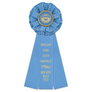 4-1/2" Carlisle 3 Rosette Award Ribbon