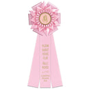 6" Bath 3 Rosette Award Ribbon