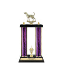 15" 2 Column Award Trophy With Trim