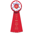 5-1/2" Duke 3 Rosette Award Ribbon