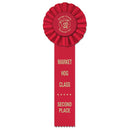 4" Ideal 1 Rosette Award Ribbon