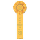 4" Empire 1 Rosette Award Ribbon