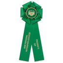 4" Beauty 2 Rosette Award Ribbon
