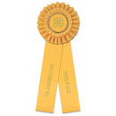 4-1/2" Luxury 2 Rosette Award Ribbon