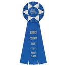 4-1/2" Ewell 3 Rosette Award Ribbon