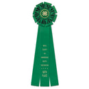6-1/2" Oxford 3 Rosette Award Ribbon