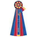 6-1/2" Guernsey 5 Rosette Award Ribbon
