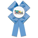 4-1/2" Clover Rosette Award Ribbon