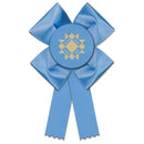 4-1/2" Clover Rosette Award Ribbon