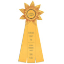 6" Greenville 3 Rosette Award Ribbon