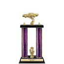 15" 2 Column Award Trophy With Trim