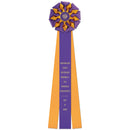6-1/2" Harwich 3 Rosette Award Ribbon