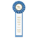 4" Master 1 Rosette Award Ribbon