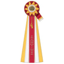 6-1/2" Jersey 5 Rosette Award Ribbon