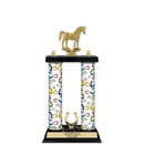 15" 2 Column Award Trophy With Trim