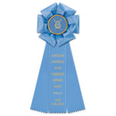 4" Beauty 3 Rosette Award Ribbon