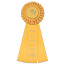 4-1/2" Luxury 3 Rosette Award Ribbon