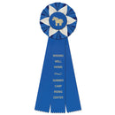 4-1/2" Ewell 3 Rosette Award Ribbon