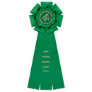5-1/2" Peerless 3 Rosette Award Ribbon